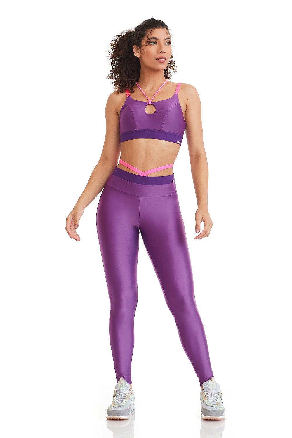 Cajubrasil Activewear Leggings Purple / Small Legging Atletika