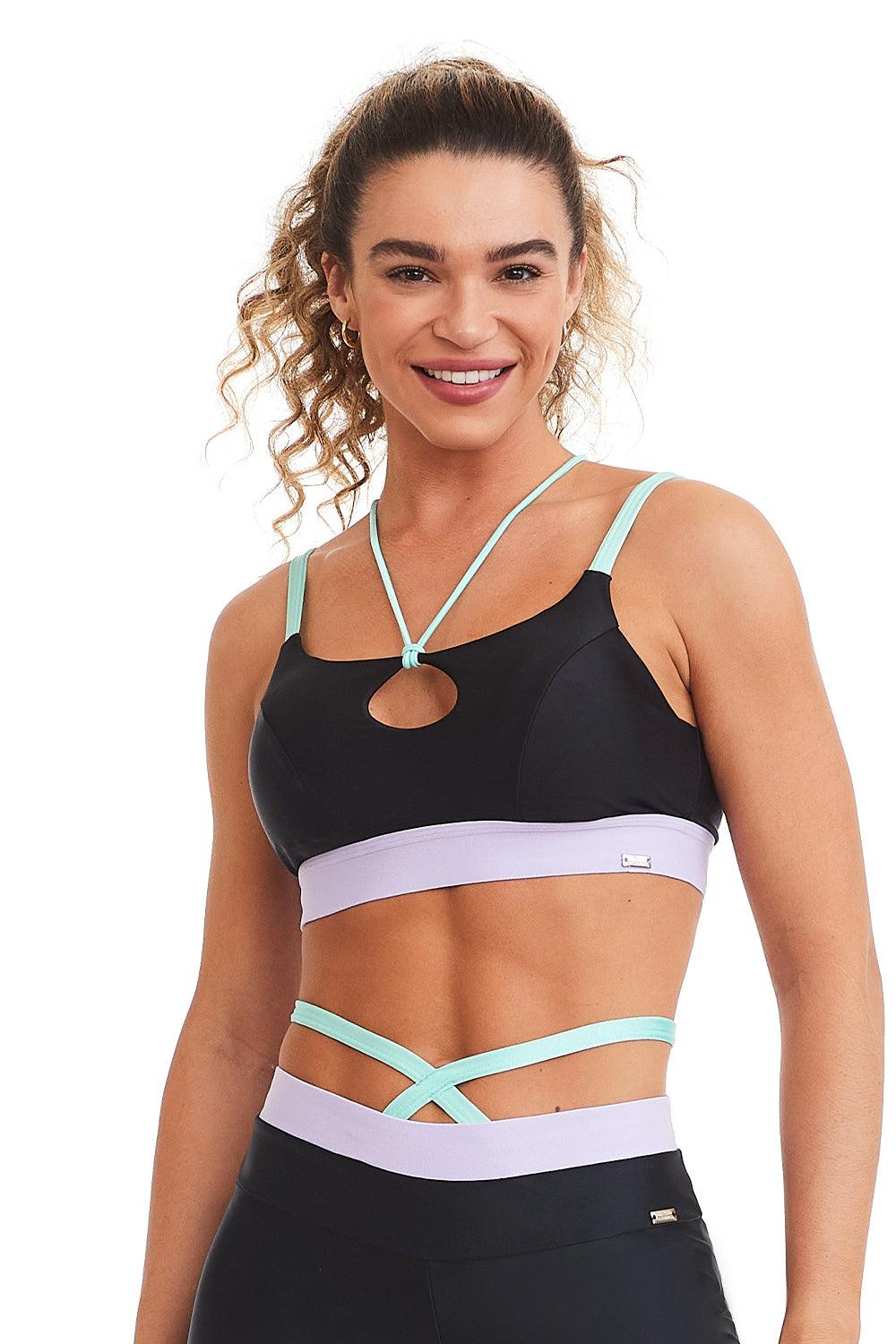 Cajubrasil top bras and shirts Small / Black Top Atletika