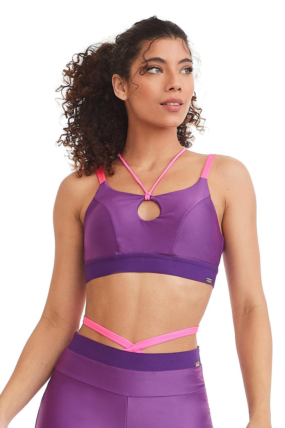 Cajubrasil top bras and shirts Small / Lila Top Atletika