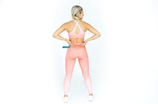 Vivacolor Activewear Leggings small Premium Coral Lycra Legging Set with Abdominal Control